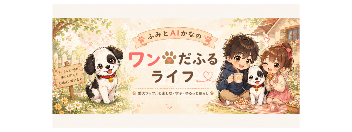 ふみとAIかなのワン🐶だふるライフ
